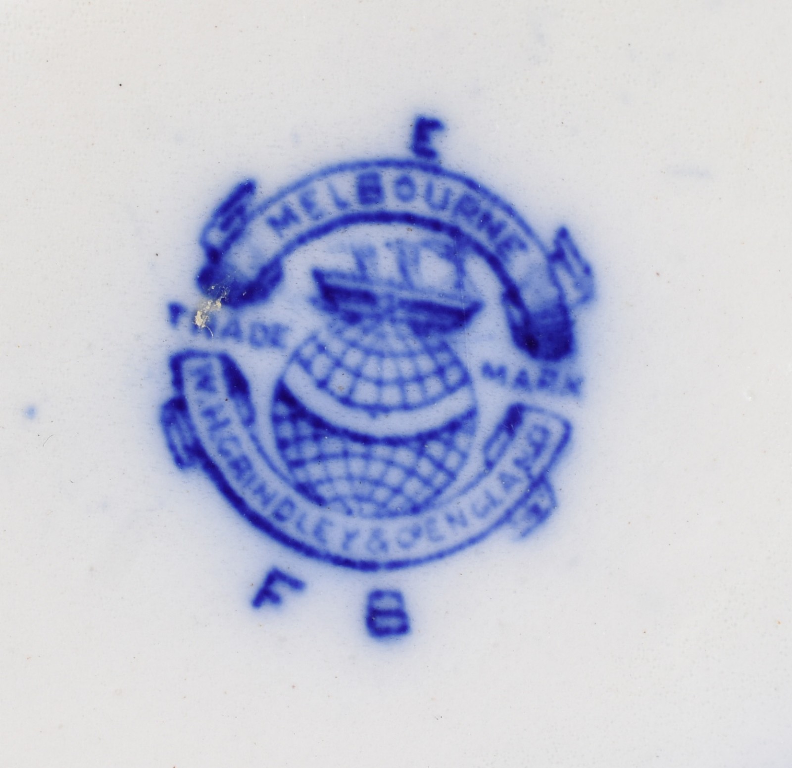 Serviço de jantar de faiança inglesa, azul e branca, com duas marcas... - foto 11 de 11