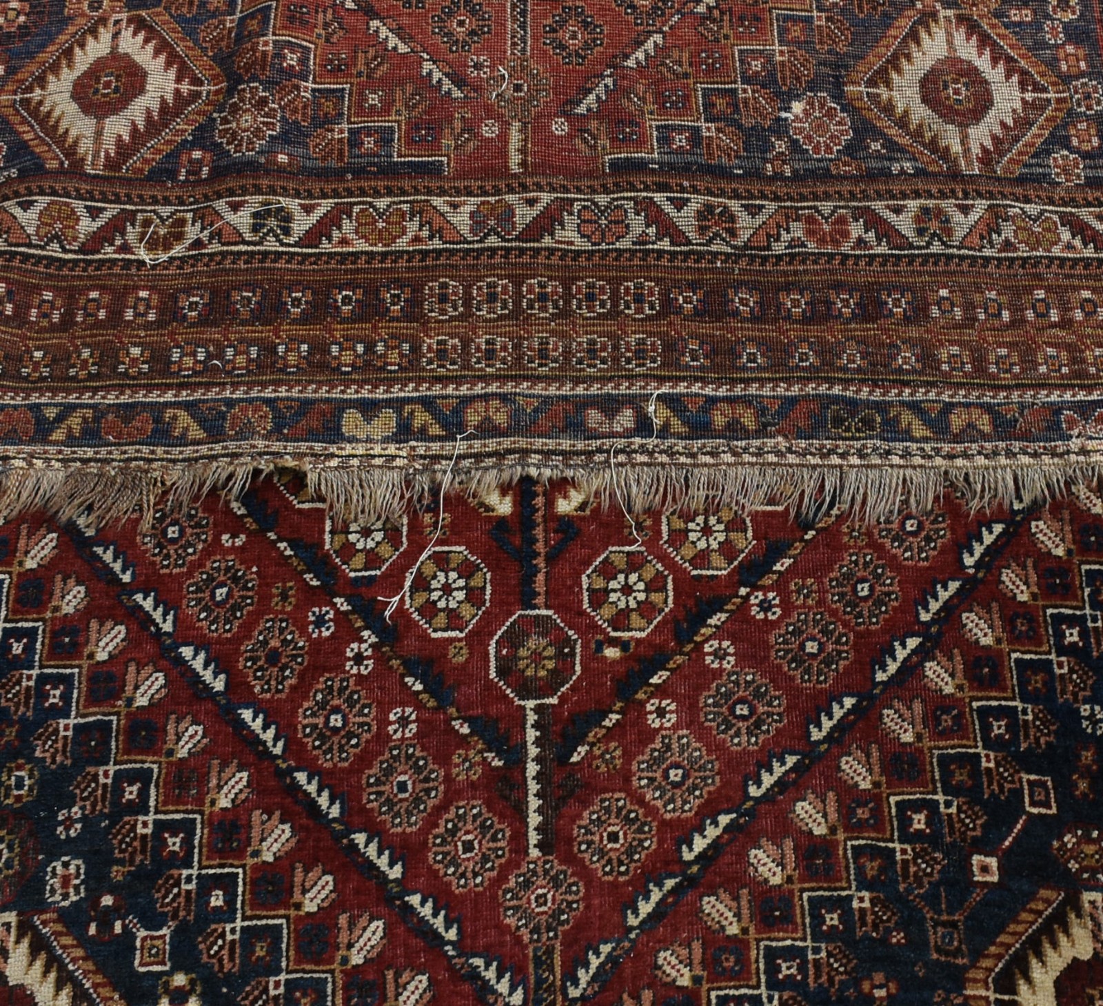 Tapete Shiraz (partes rapé e pequeno restauro). - foto 4 de 4