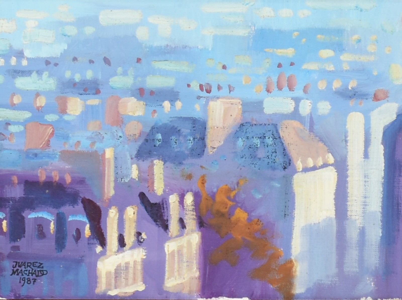 Juarez Machado (1941-2026), Telhados de Paris - foto 1 de 4
