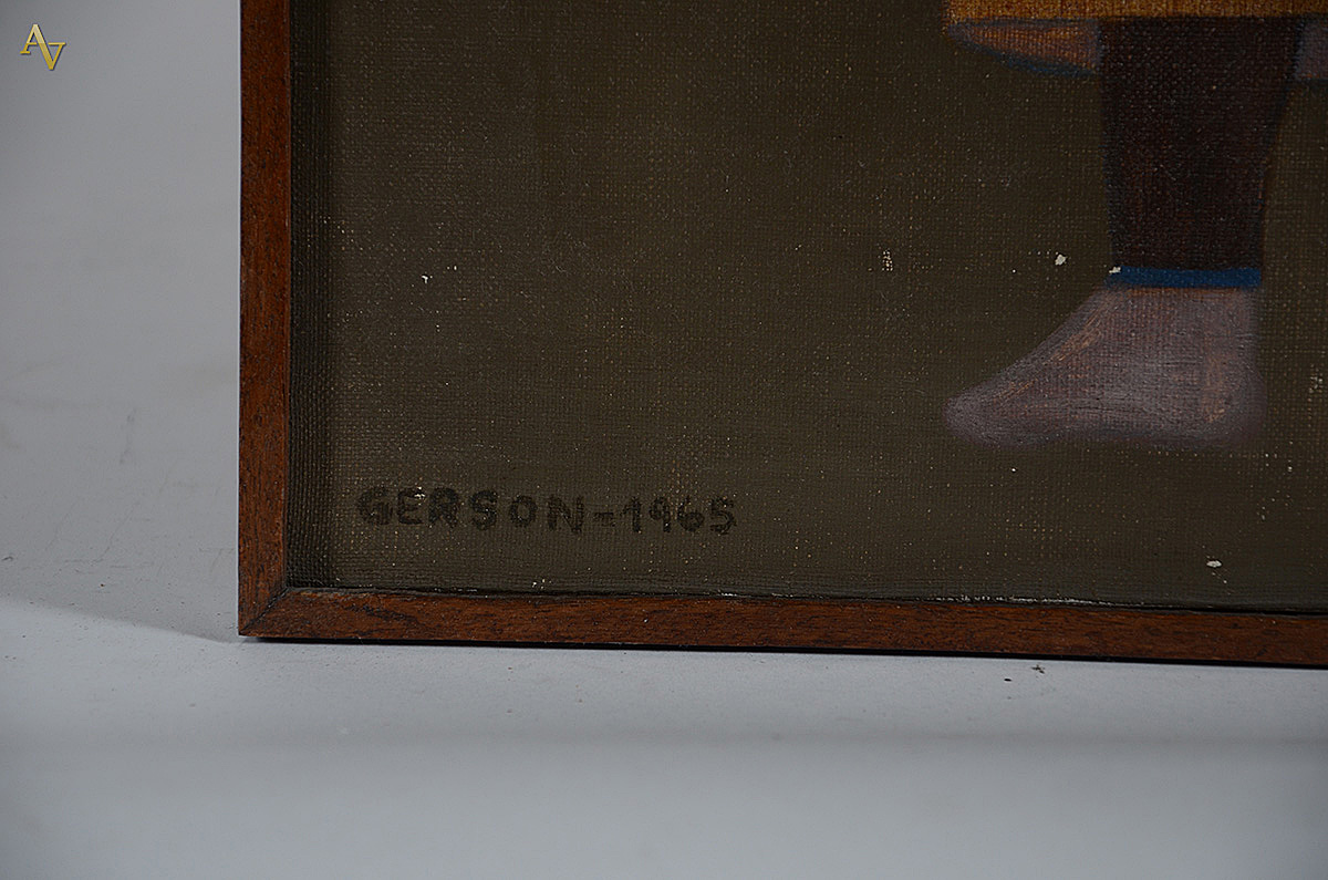 GERSON SOUZA - Nossa Senhora do Mar - ost - 61 x 50 - 1965 - foto 3 de 5