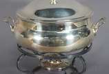 Rechaud de metal prateado. 11,5 L. - Rechaud de metal prateado. 11,5 L.