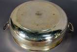 Rechaud de metal prateado. 11,5 L. - Rechaud de metal prateado. 11,5 L.