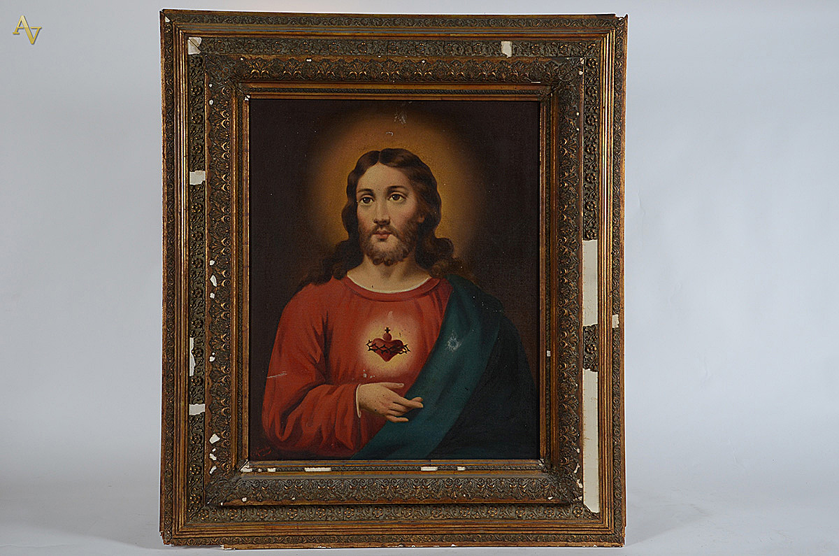 G. ROVELLO - Dois quadros com imagens religiosas do séc. XIX, sendo... - foto 1 de 2