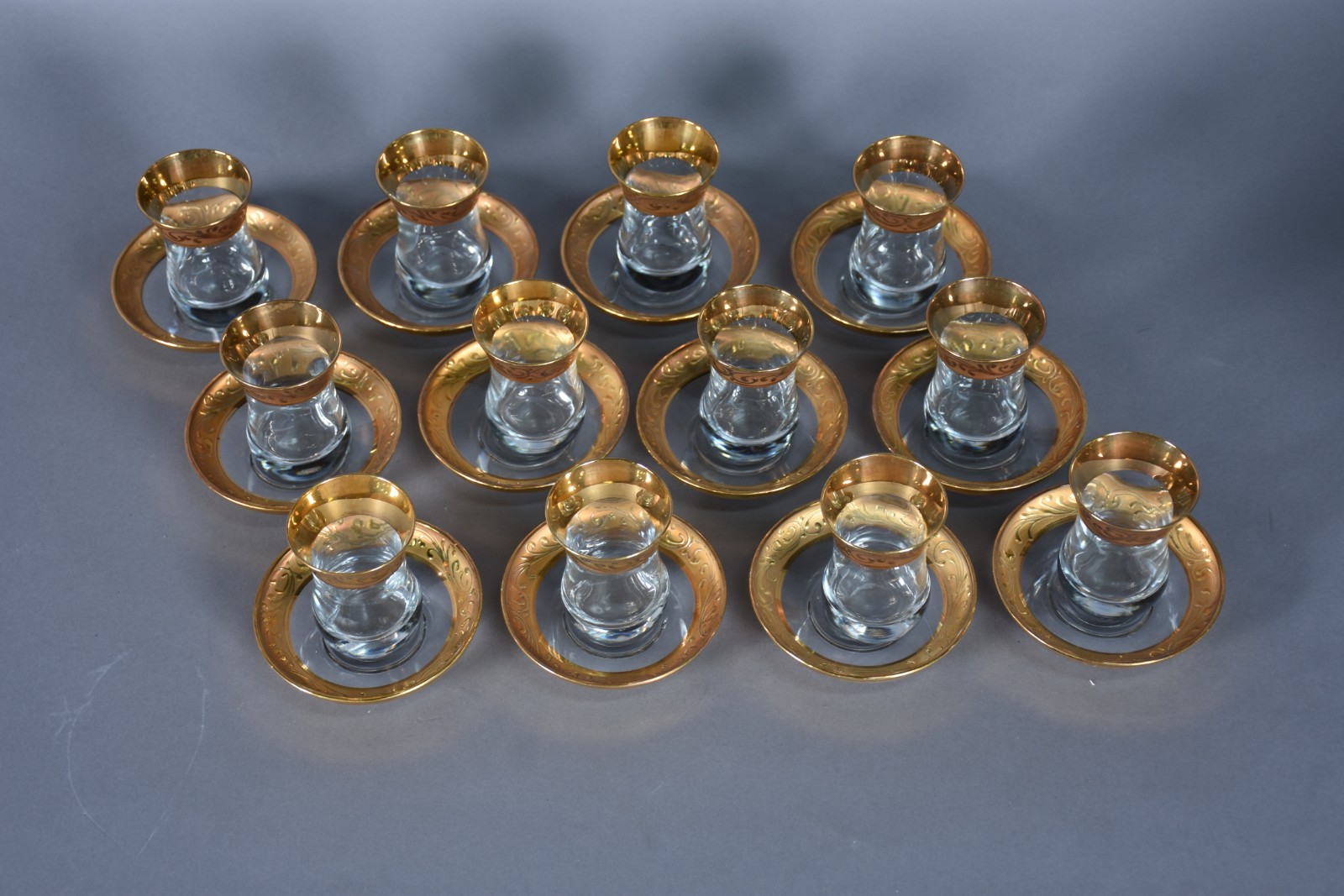 Conjunto turco de vidro para chá com 12 peças. - foto 3 de 7