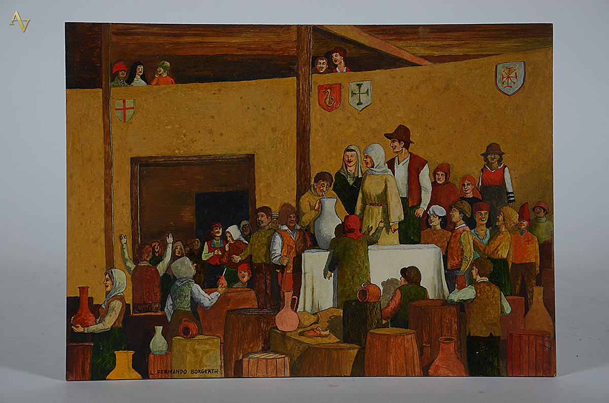 BORGERTH - Até a última gota - ose - 33 x 24 - 1995 (sem moldura)