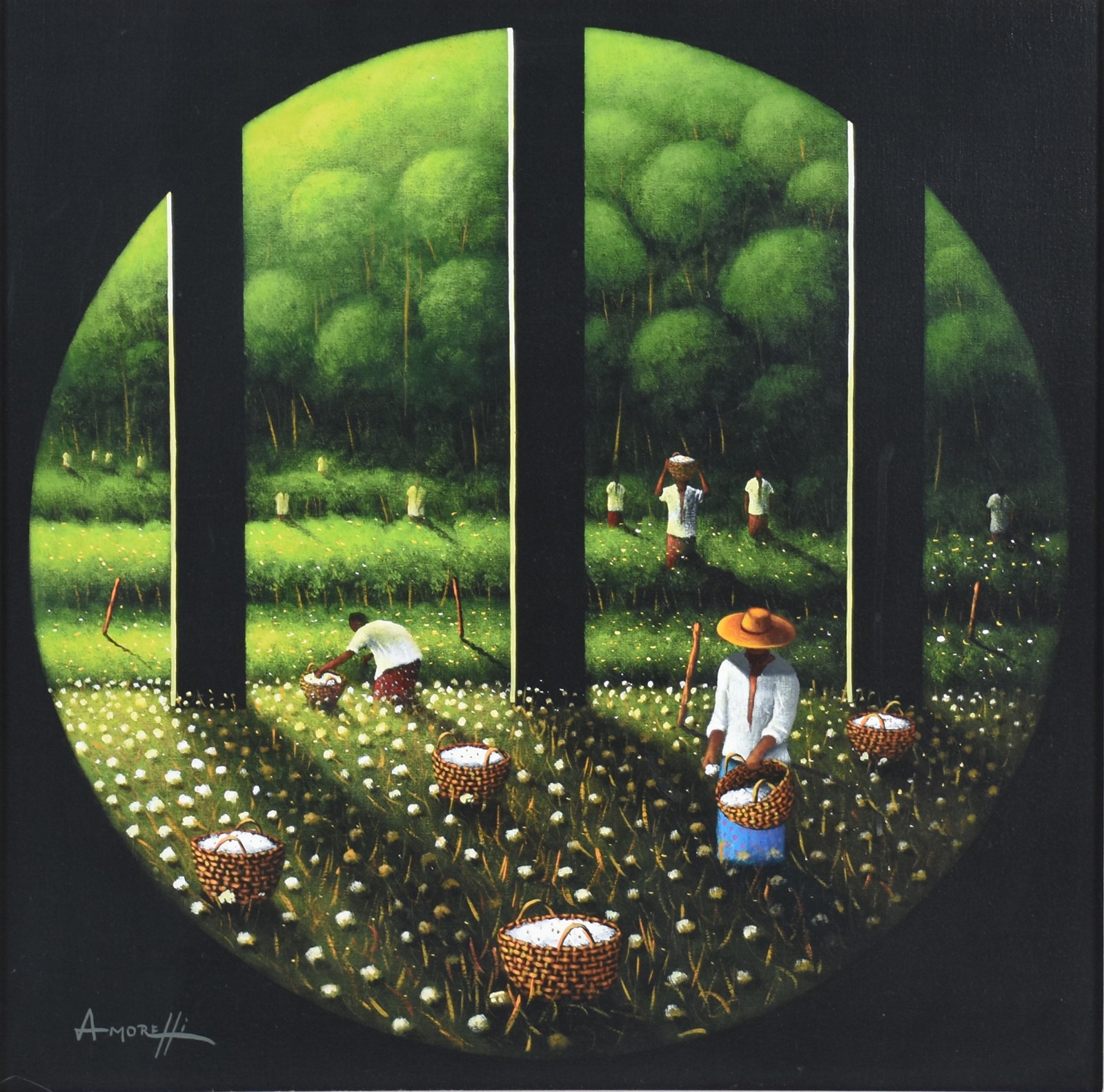 Reflexos sobre um Campo de Algodão - foto 1 de 4