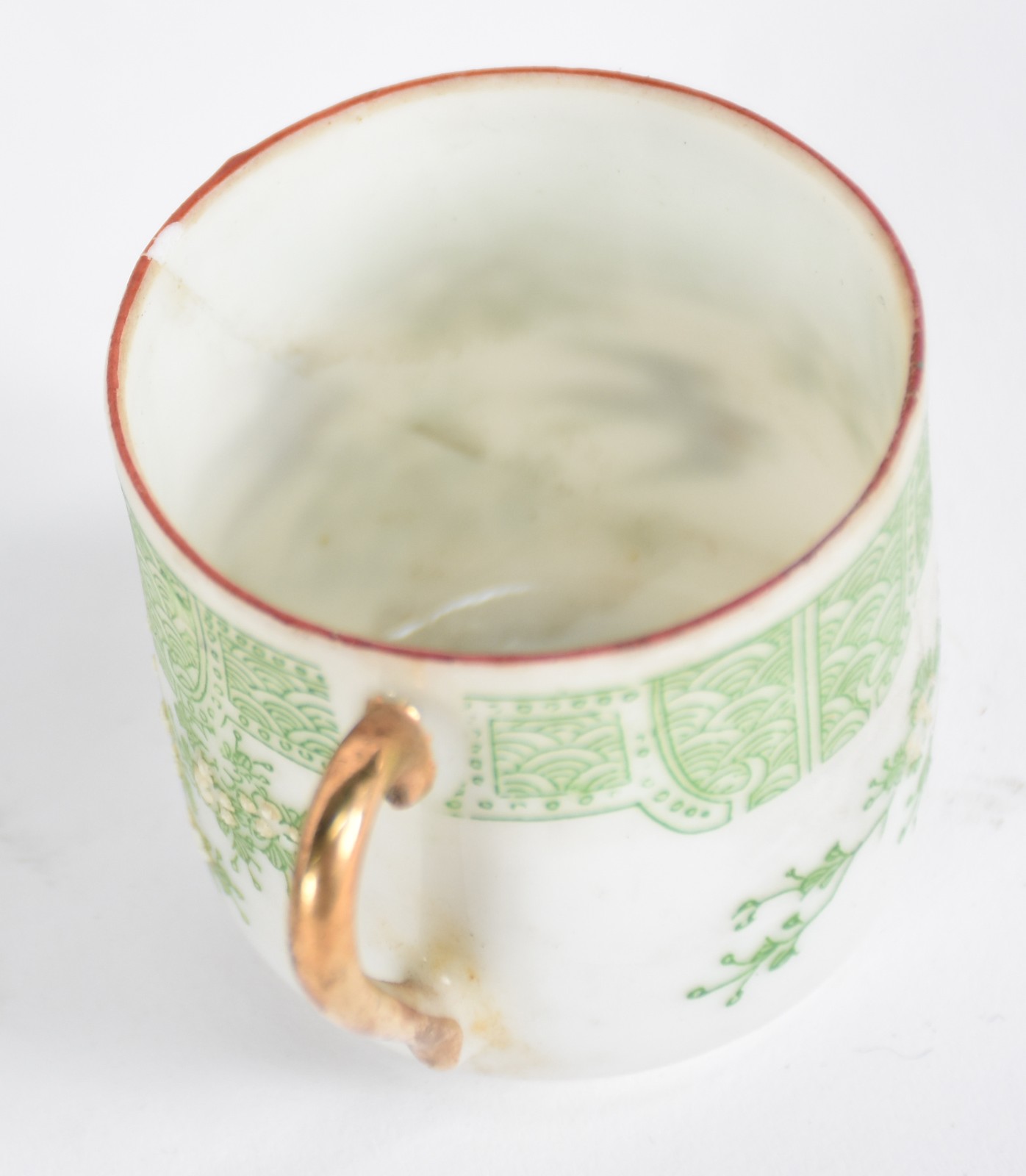 Aparelho de chá e café de porcelana oriental composto de: 6 xícaras... - foto 7 de 7