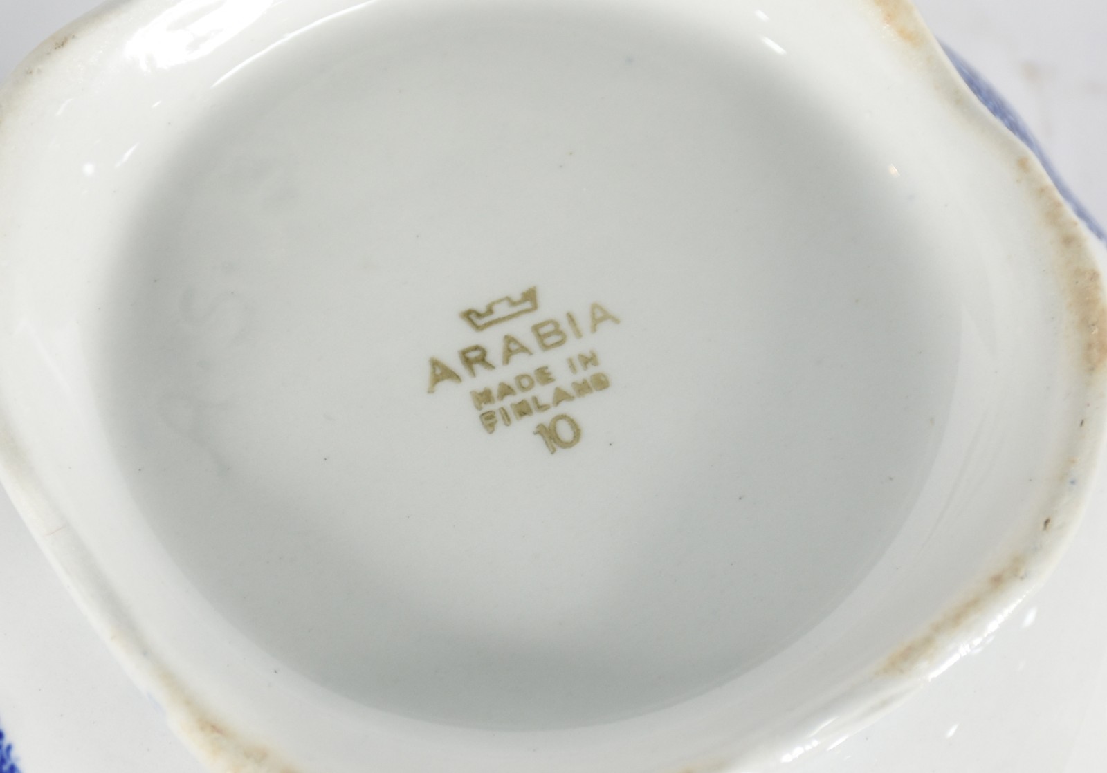 Aparelho de chá e café de faiança inglesa azul e branca produzido na... - foto 5 de 7