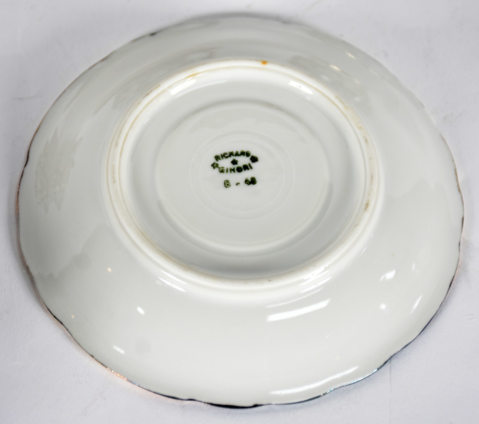 Serviço de porcelana branca e prateado Richard/Ginori composto de: 12... - foto 6 de 6