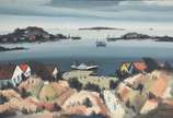 Sylvio Pinto (1918-1997), Marinha com Barcos - ost.