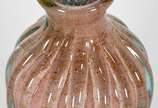 Garrafa de murano rosa com pó de ouro. - Garrafa de murano rosa com pó de ouro.