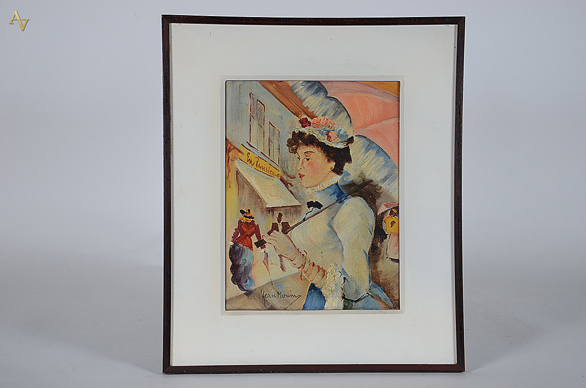 JEAN MONNIN - Dama - ost - 35 x 26