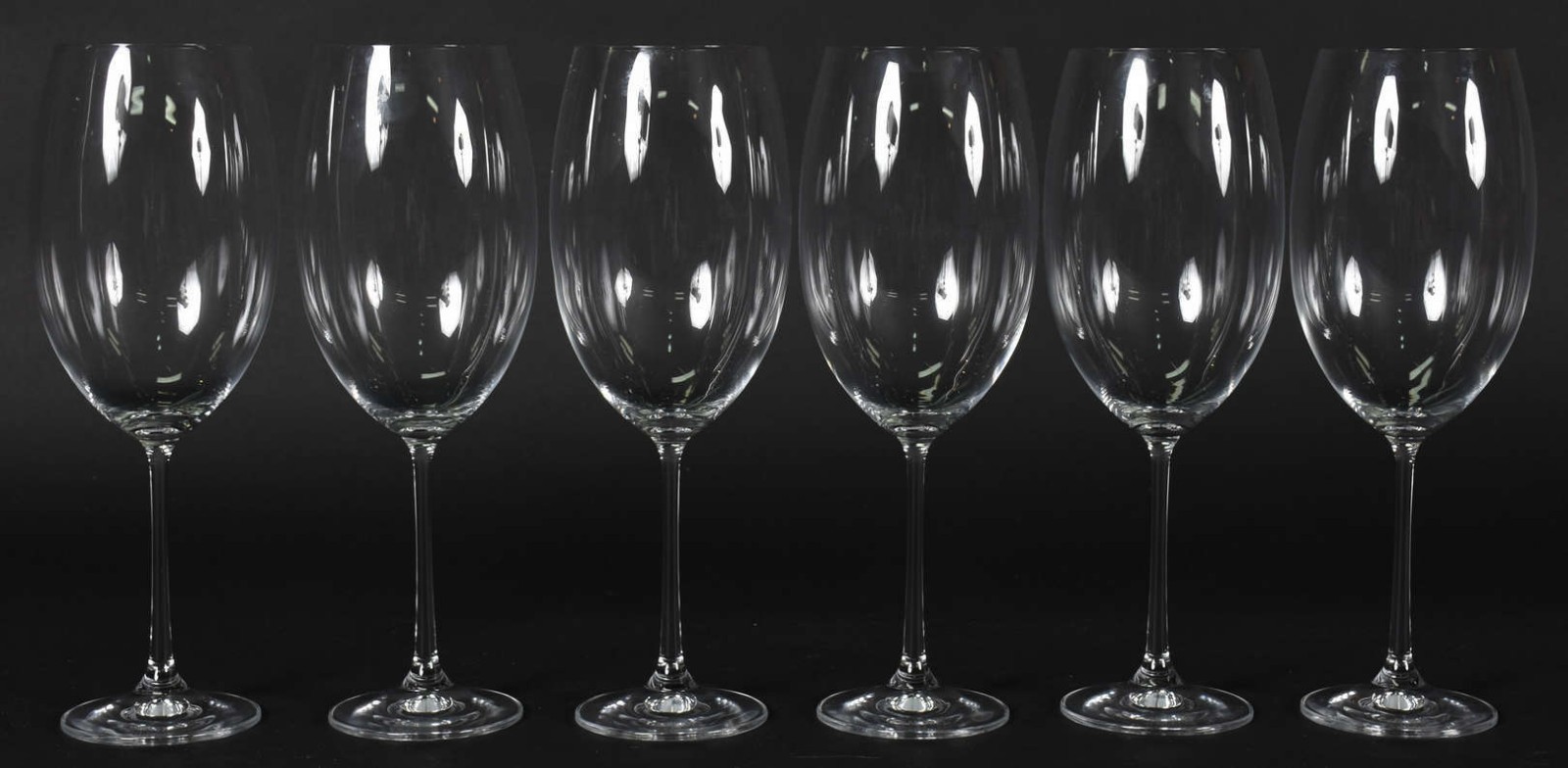 Seis taças de cristal bohemia para vinho tinto, 800 ml. - foto 2 de 2