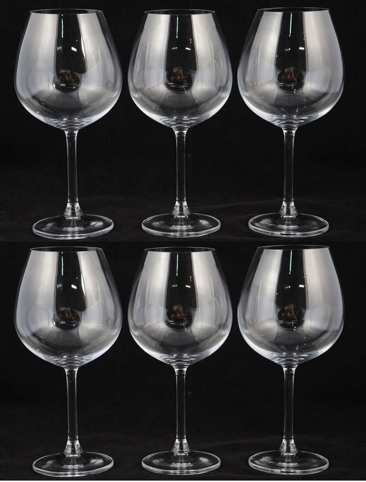 Seis taças de cristal feitio ballon, 650 ml. - foto 2 de 2