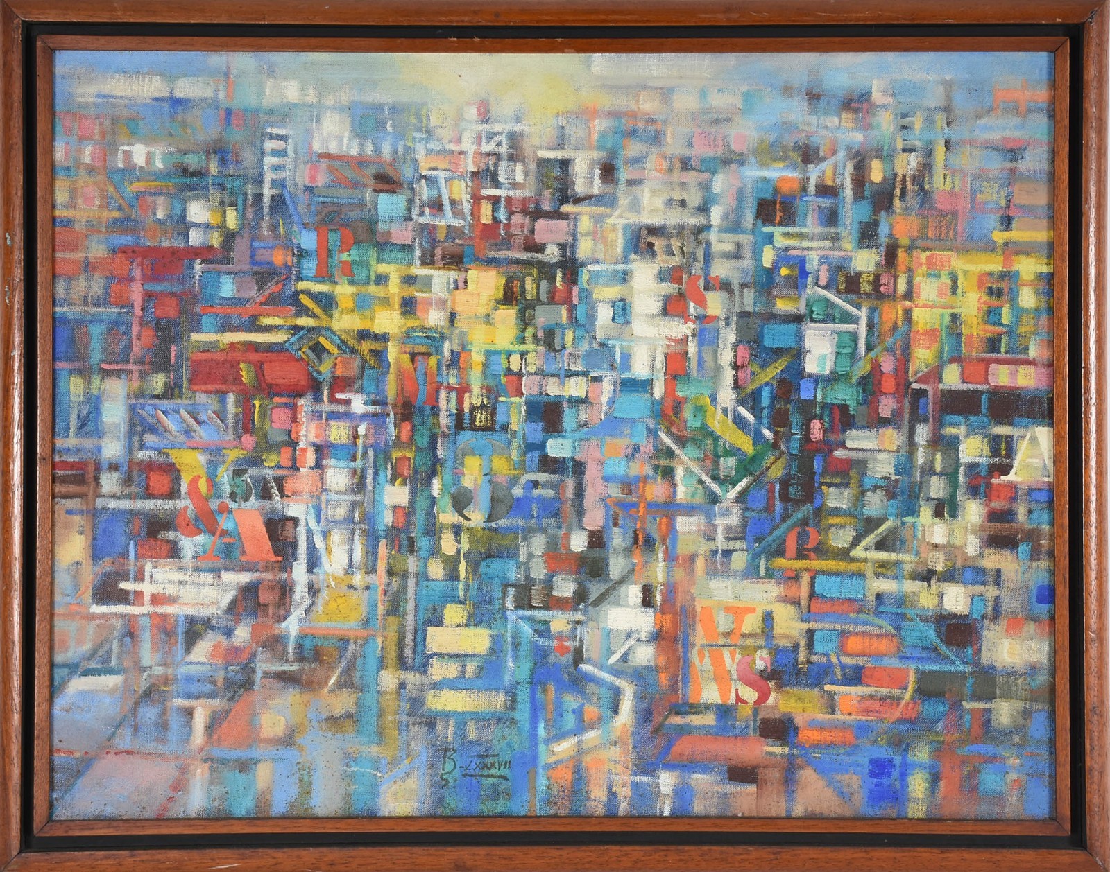 Benjamin Silva (1927), Cidade em Azul III - foto 2 de 4