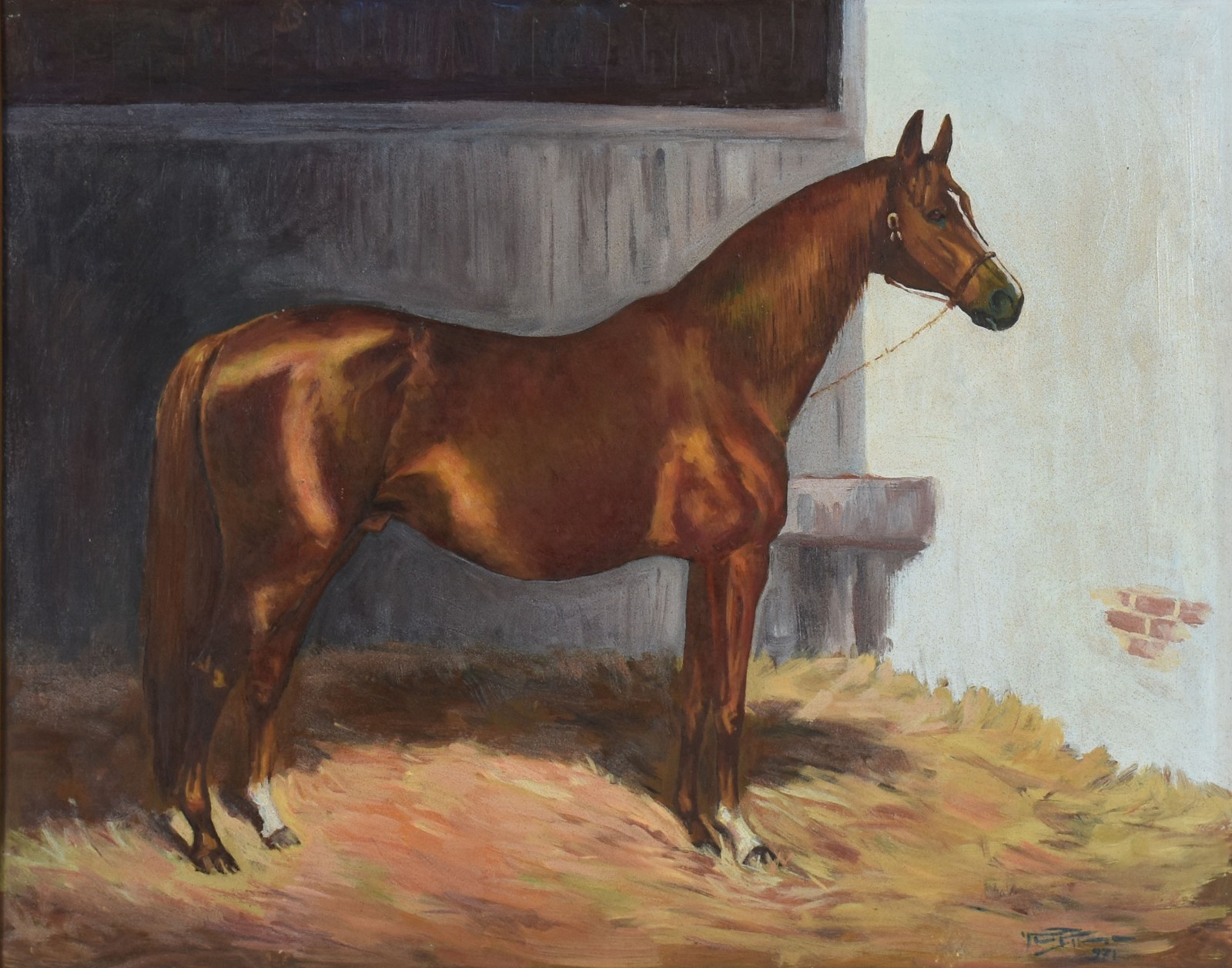Assinatura não identificada, Cavalo - foto 1 de 4
