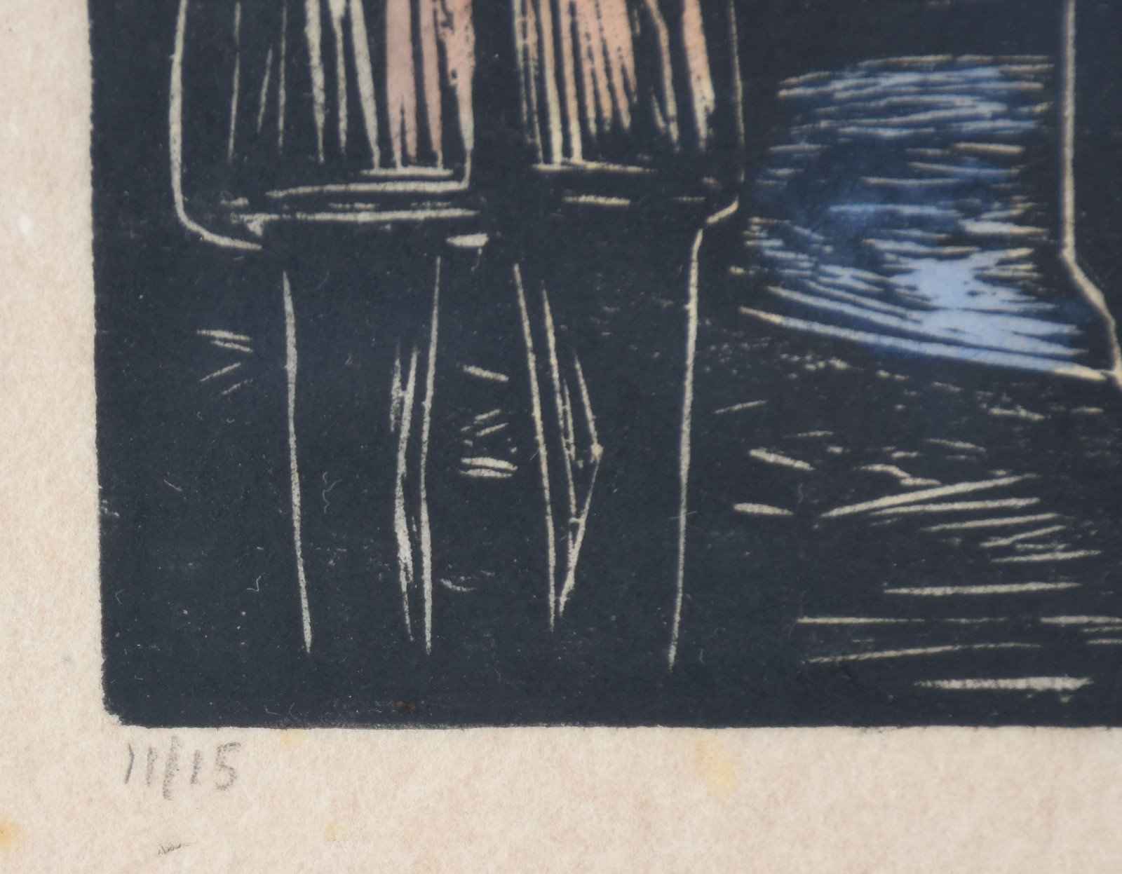 Oswaldo Goeldi (1895-1961), Pescadores a Noite - foto 4 de 5