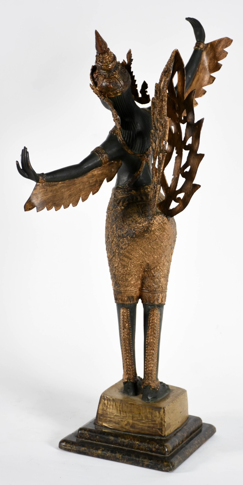 Estatueta de metal representando Divindade Indiana (partes... - foto 8 de 8