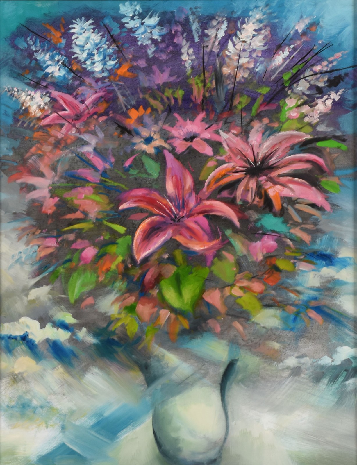 Enrico Bianco (1918-2013), Vaso de flores - foto 1 de 3