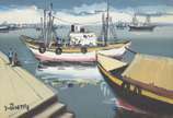 Sylvio Pinto (1918-1997), Marinha - óleo sobre tela.