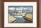 Sylvio Pinto (1918-1997), Marinha - óleo sobre tela.