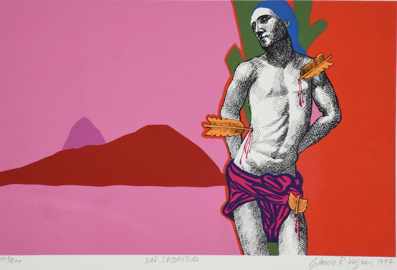 Glauco Rodrigues  (1929-2004), São Sebastião - foto 1 de 6