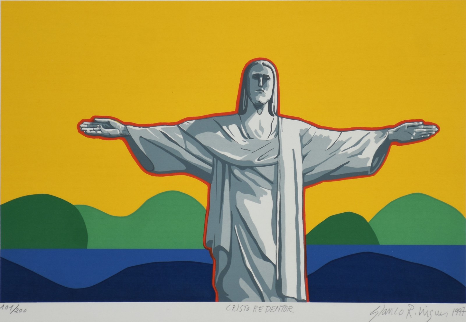 Glauco Rodrigues  (1929-2004), Cristo Redentor - foto 1 de 6