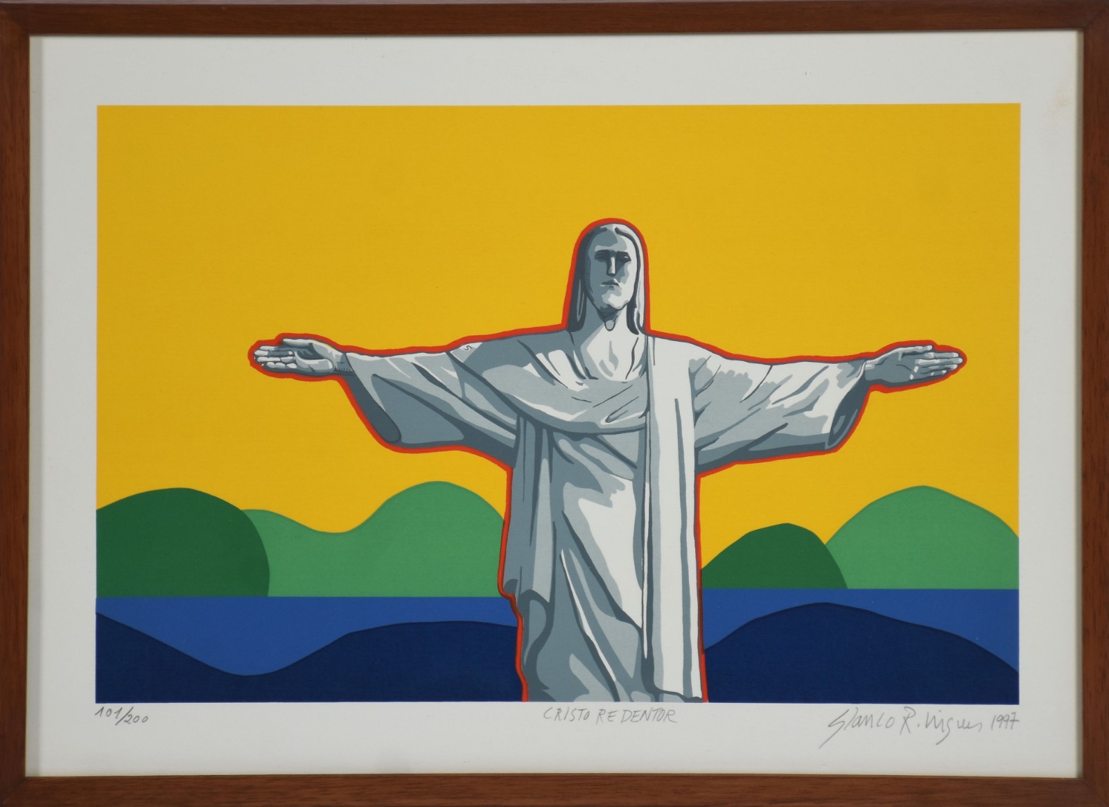 Glauco Rodrigues  (1929-2004), Cristo Redentor - foto 2 de 6