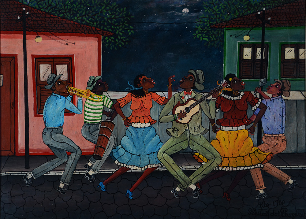 HEITOR DOS PRAZERES - Bohemios na Madrugada - ose - 44 x 59 - com... - foto 1 de 2