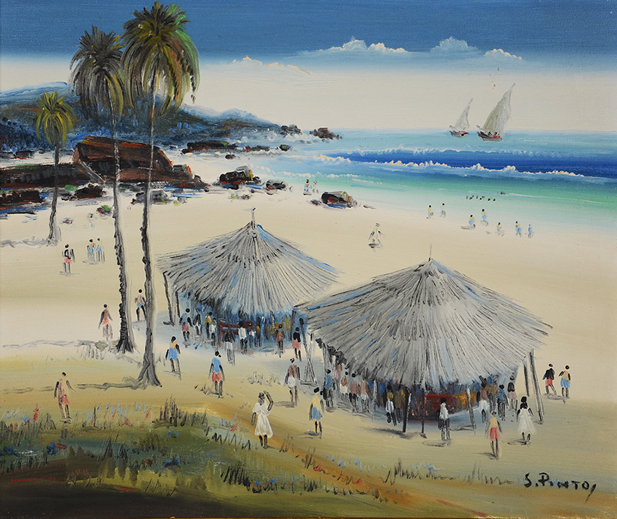 SYLVIO PINTO - Bahia - ost - 55 x 46 - Datado1983 - foto 1 de 2