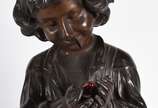 A.DE RANIERI (1880-1914),  - Premiere Cigarette Bronze  Bronze.