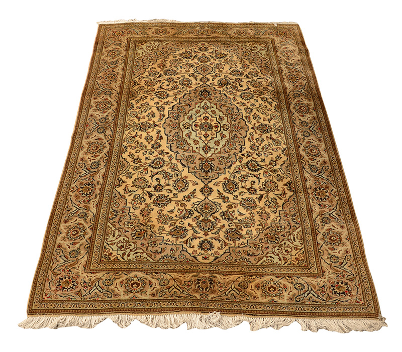 Tapete KASHAN - Medidas 2,86 x 2,00 m (no estado - alguns...