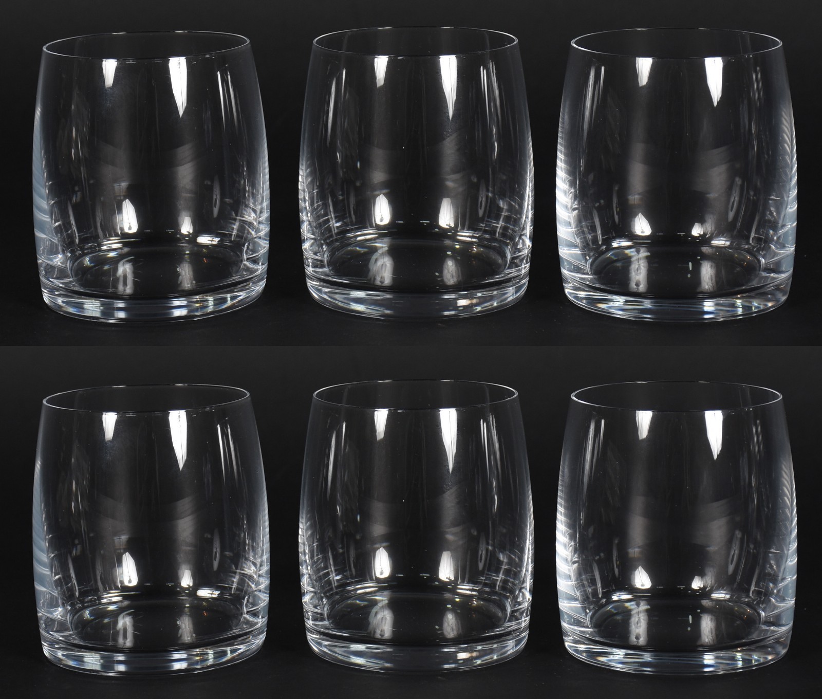 Seis copos de cristal para whisky, 280 ml. - foto 1 de 2