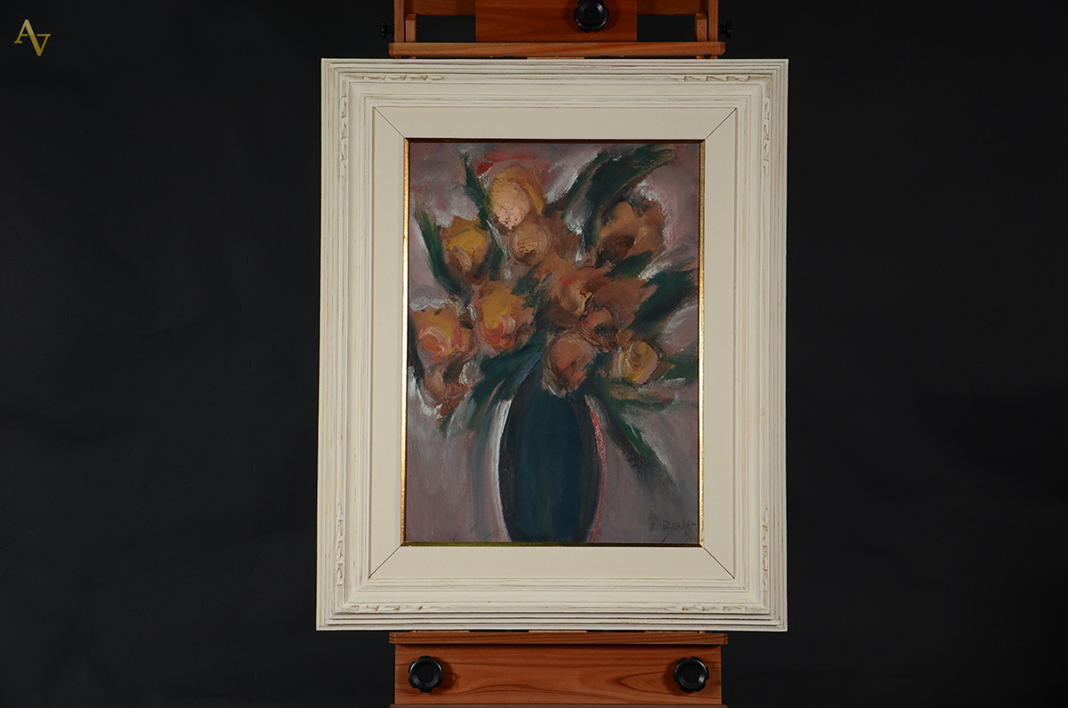 CARLOS BRACHER - Flores - ost - 80 x 60 - foto 2 de 2