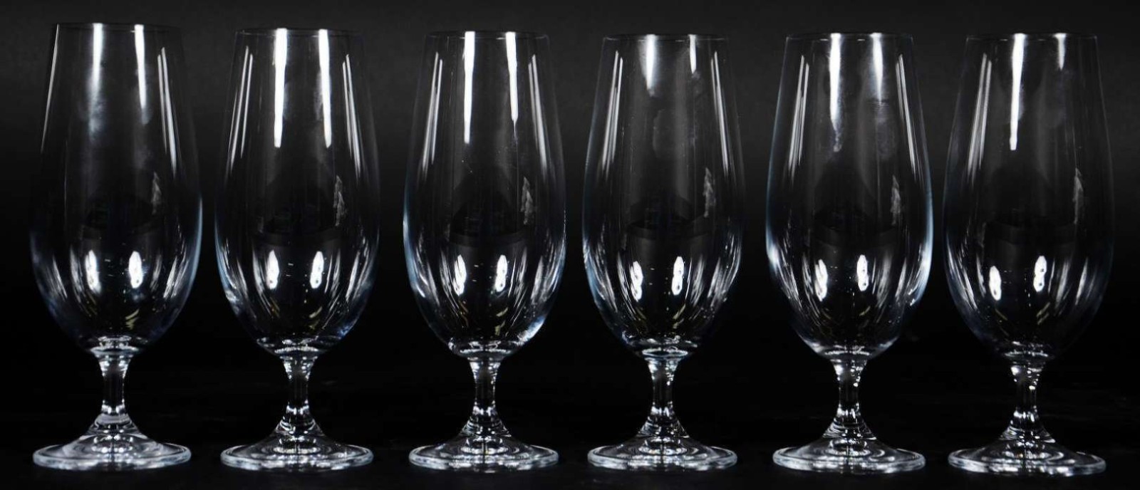 Seis taças de cristal para cerveja, 370 ml. - foto 2 de 2