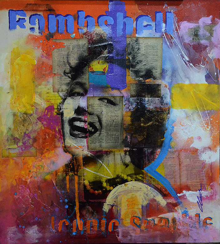 CLAUS COSTA - Marilyn - tecnica mista - 1,00 x 1,10 - foto 1 de 2