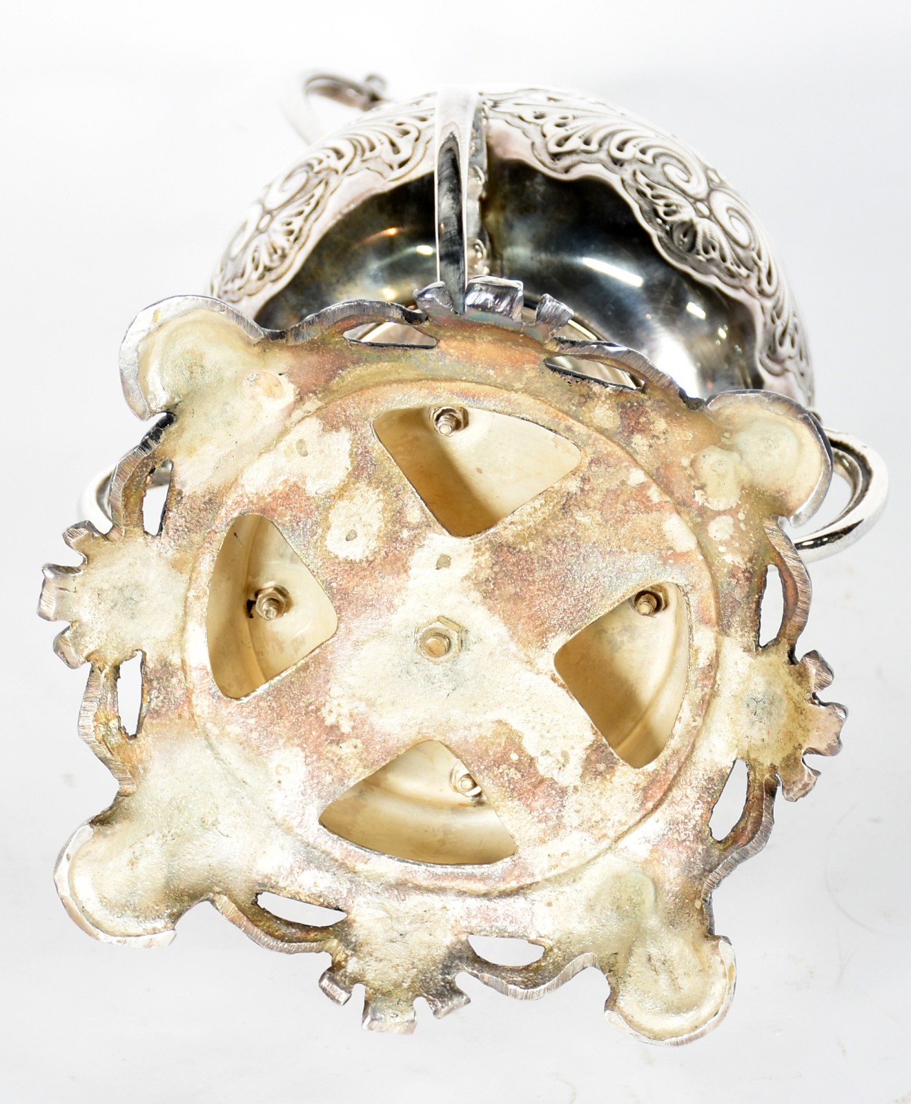 Samovar de metal prateado estilo ingles. - foto 4 de 4