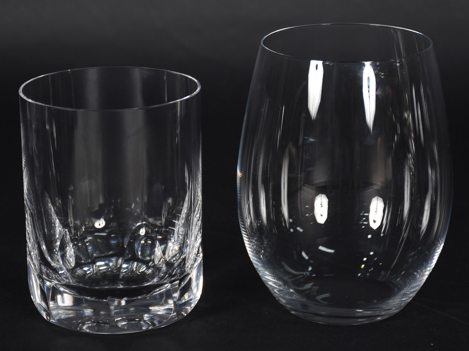 Quinze copos diversos de cristal para whisky. - foto 3 de 5