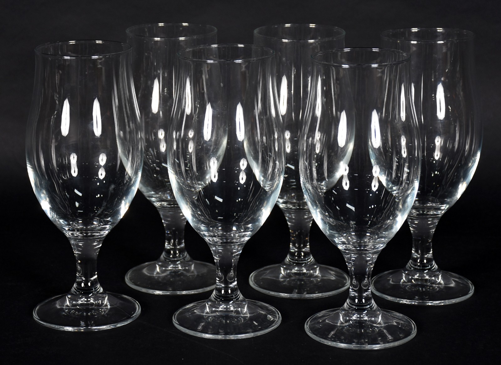 Seis taças para vinho em demi cristal. - foto 1 de 4