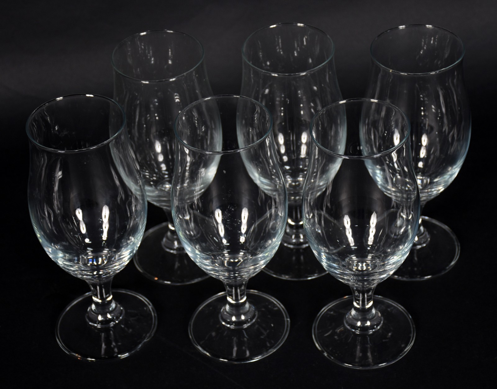 Seis taças para vinho em demi cristal. - foto 2 de 4