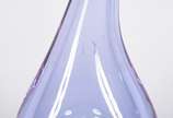 Vaso de cristal lilás feitio "Gota". - Vaso de cristal lilás feitio "Gota".