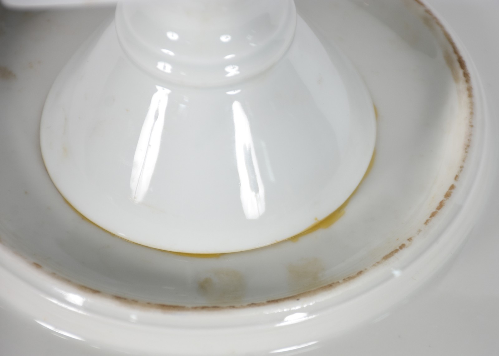 Fruteira de porcelana francesa de Limoges, decoração floral em... - foto 6 de 6