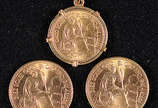 Três moedas peruanas de ouro - 12,8 g - Três moedas peruanas de ouro - 12,8 g