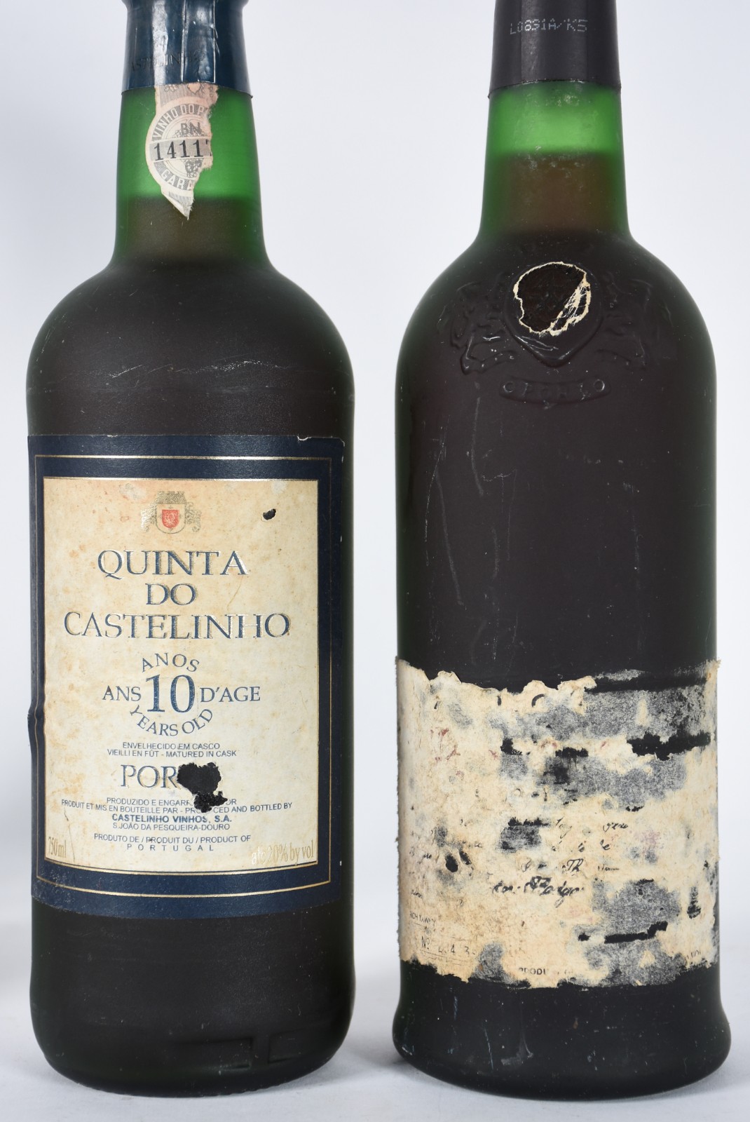 Três garrafas de vinho do Porto, sendo Quinta do Estanho 20 anos... - foto 2 de 5
