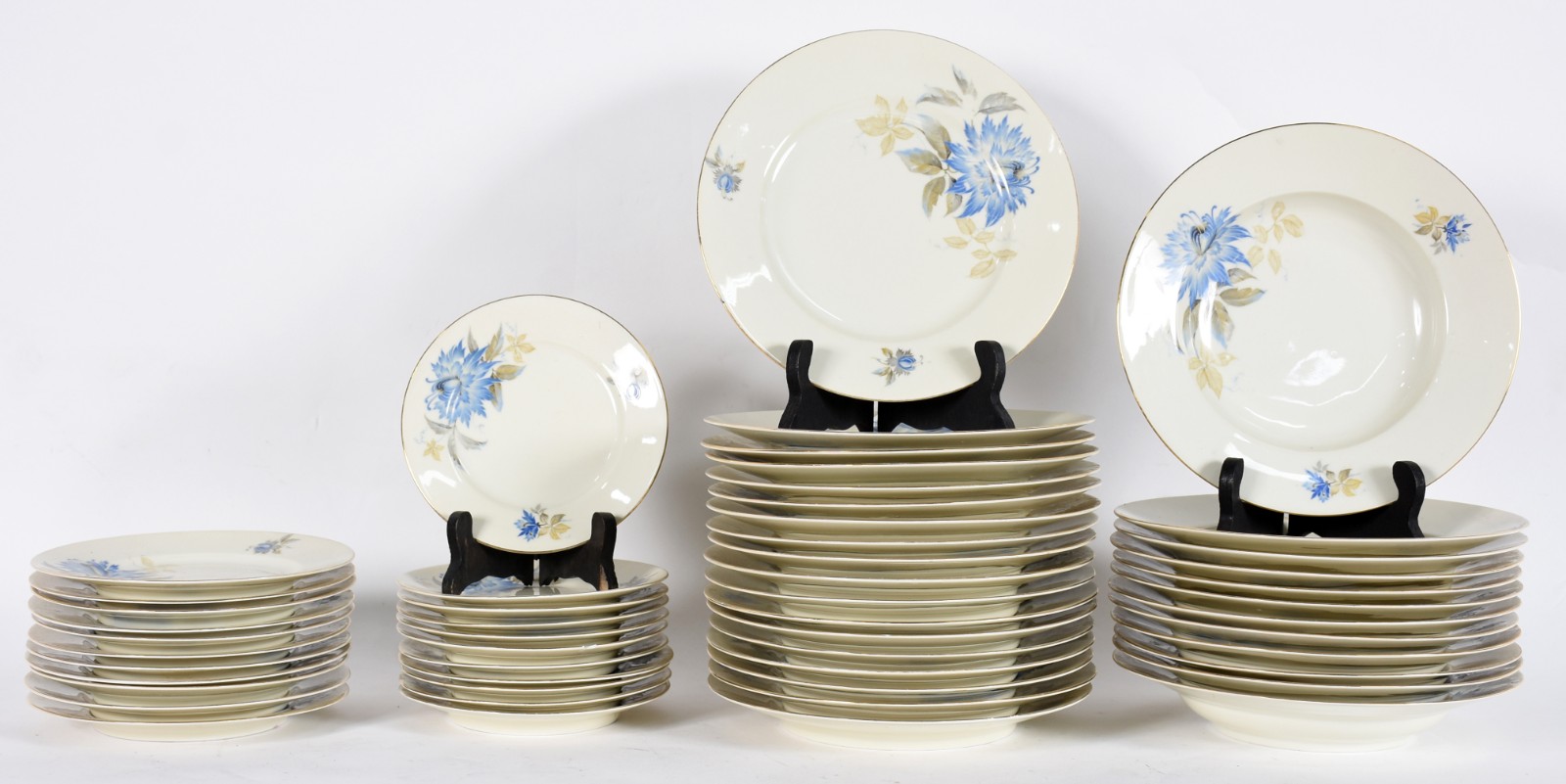 Aparelho de jantar, chá e café de porcelana alemã Tielsch Altwasser... - foto 2 de 9