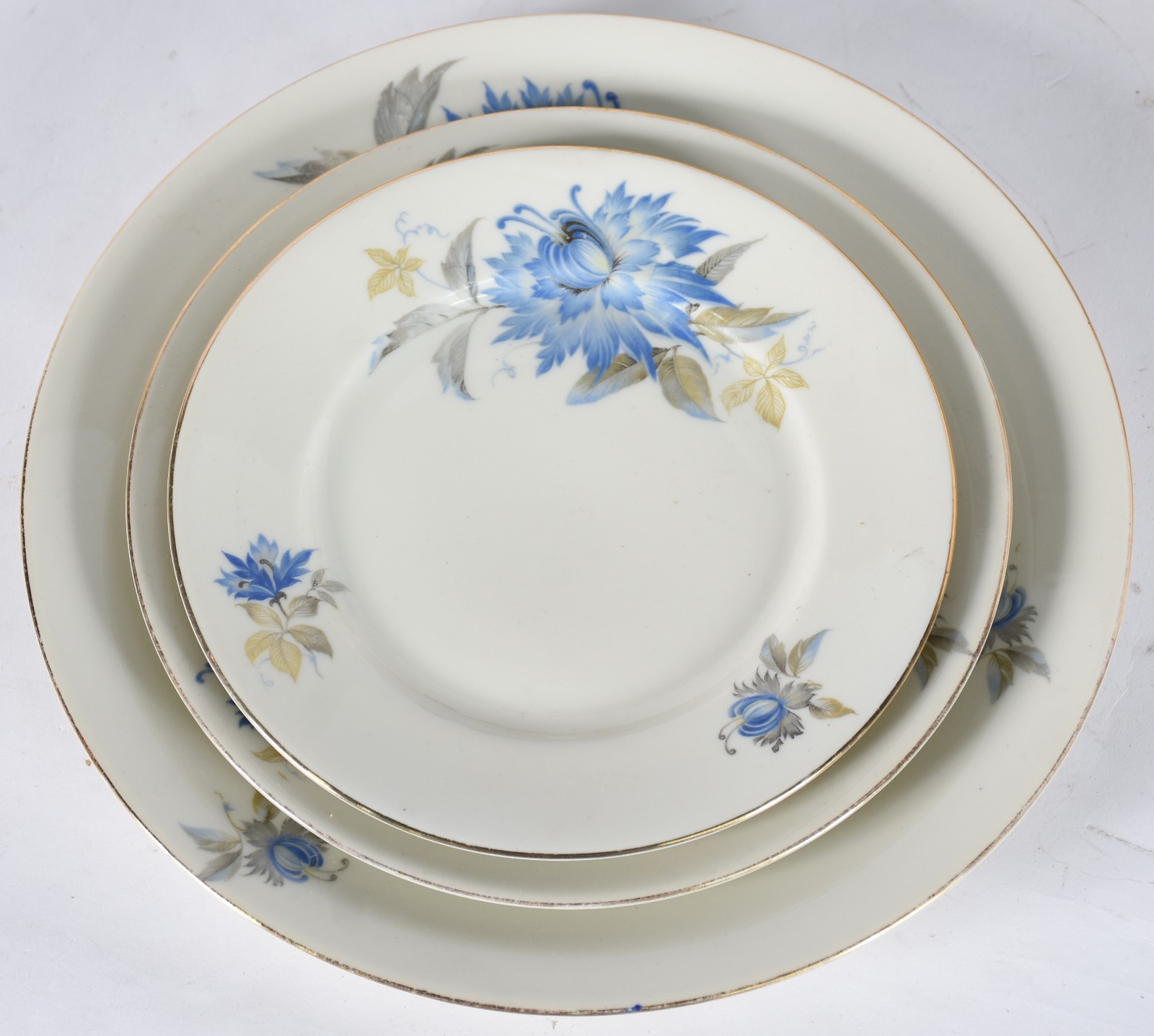 Aparelho de jantar, chá e café de porcelana alemã Tielsch Altwasser... - foto 4 de 9