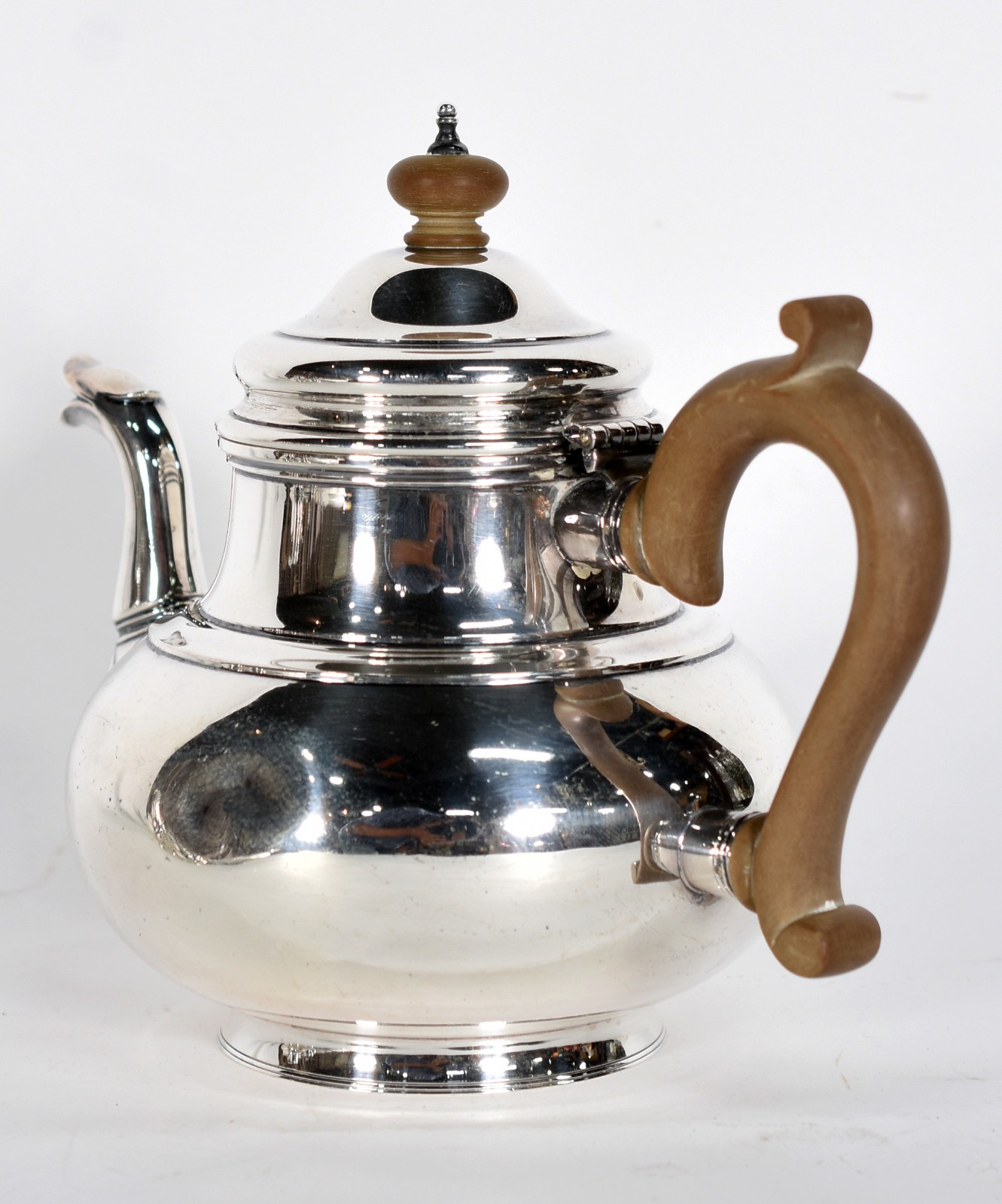 Baixela para chá/café de prata inglesa contrastada, composta de 2... - foto 3 de 4