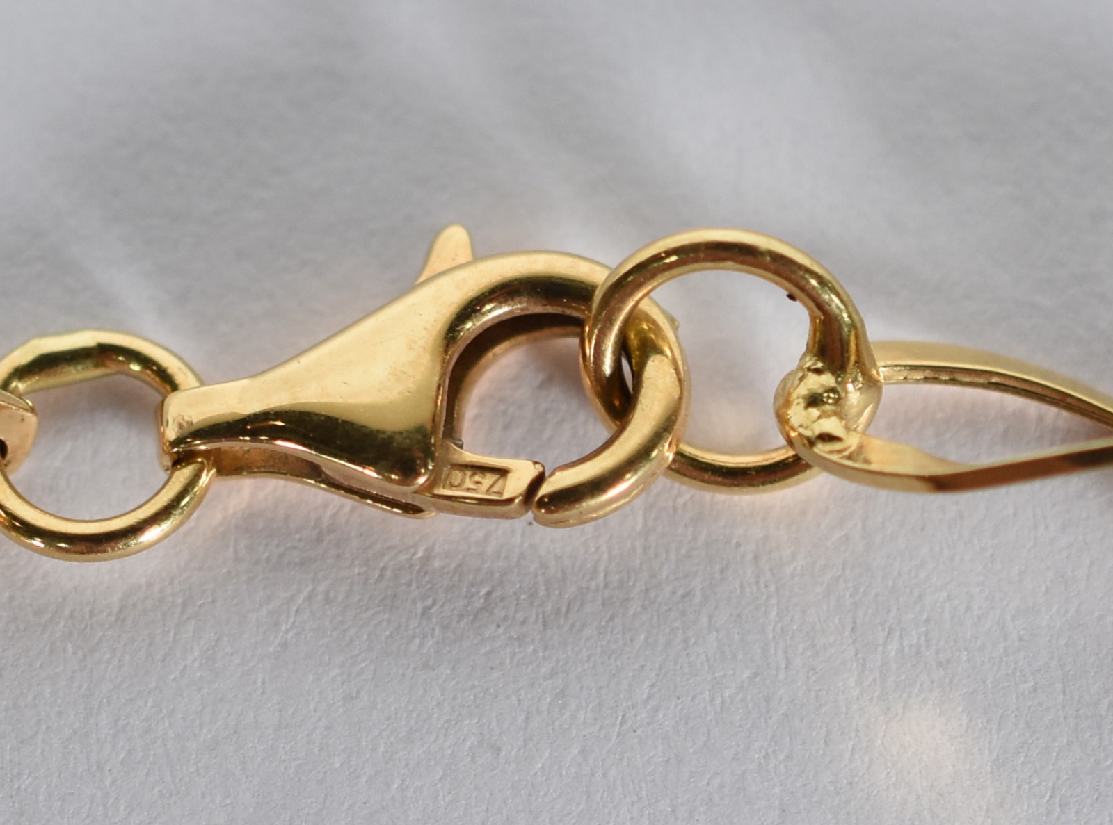 Pulseira em ouro amarelo 18 k com elos ovais duplos (Por motivo de... - foto 3 de 3