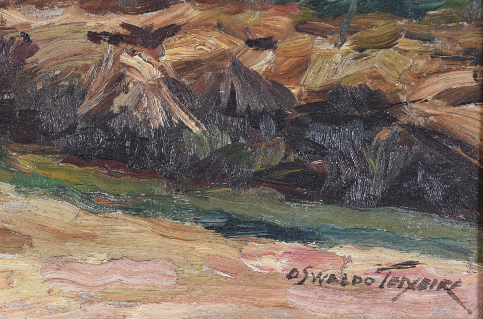 Oswaldo Teixeira (1905-1974), Paisagem - Sepetiba RJ - foto 3 de 4