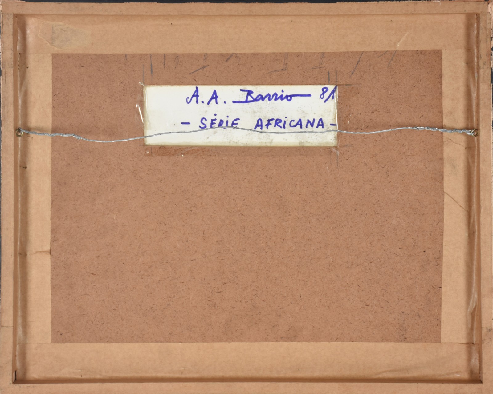 Artur Barrio (1945), Série africana - foto 3 de 3